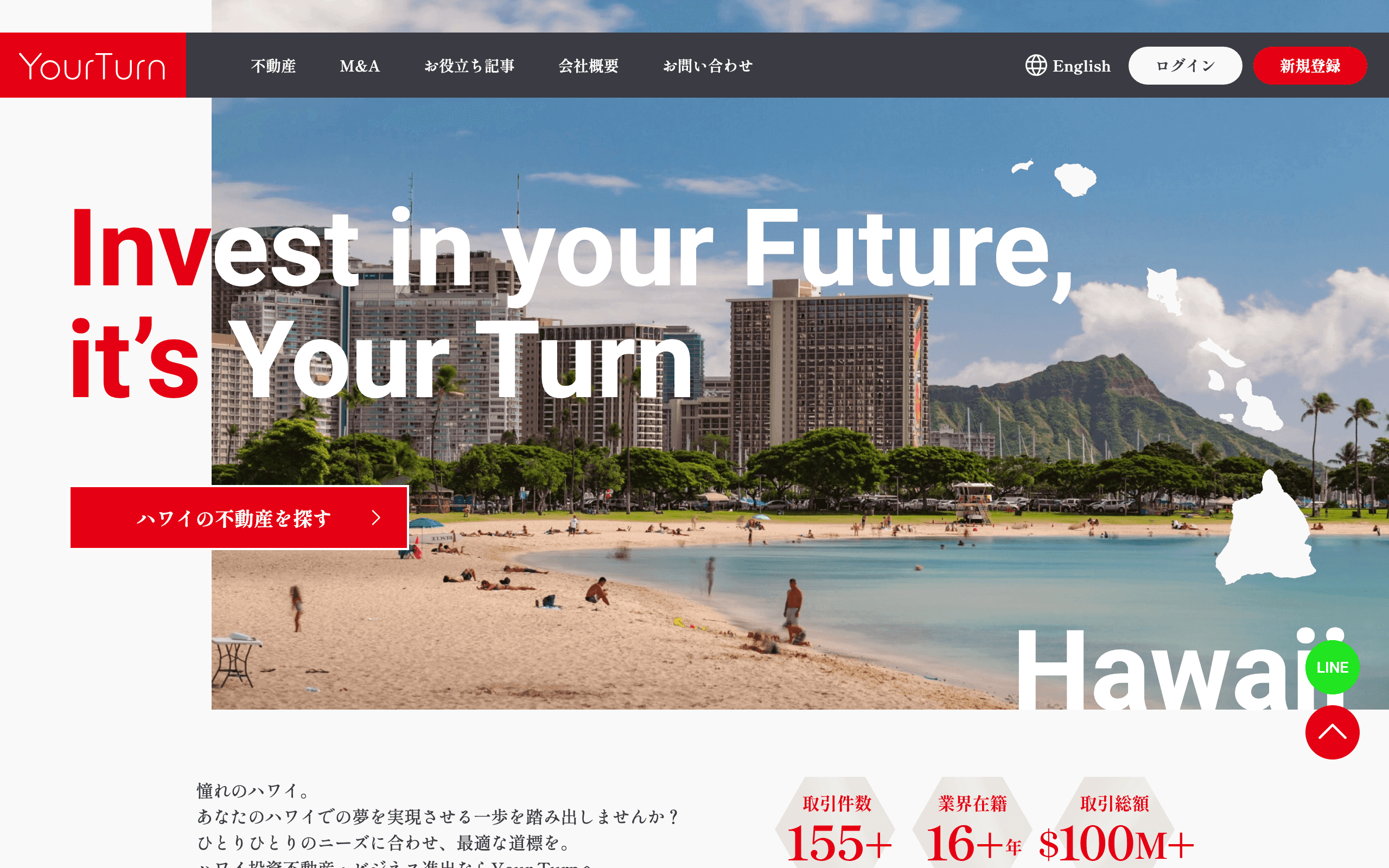 Screenshot of YourTurn Real Estate & Business project